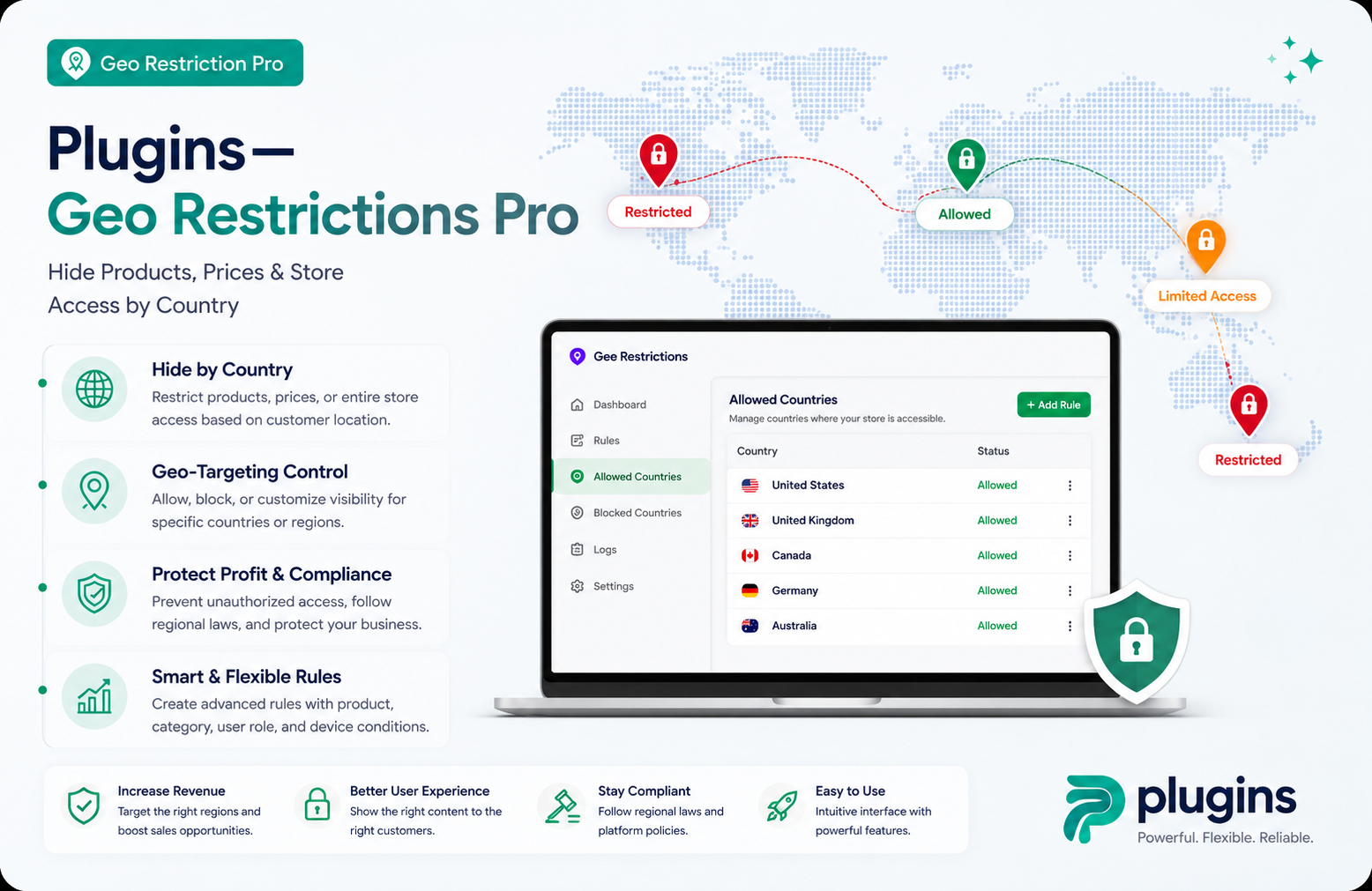 Geo Restrictions Pro preview